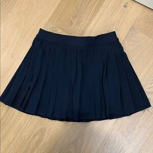 lululemon athletica Navy Pleated Skater Skirt